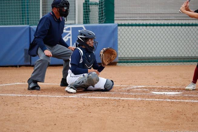 Vicky Najera hit a home run for the Falcons