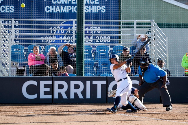 File Photo: Jimena Velazquez launched a 3-run home run against Riverside City