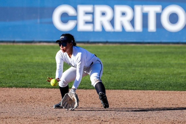 File Photo: Marley Manalo hit a 3-run home run against Mt. SAC