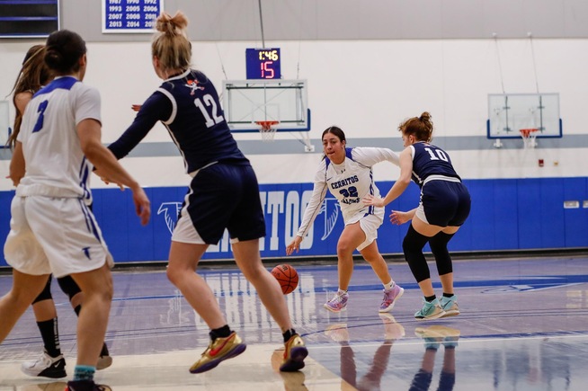 File Photo: Brianna Flores posted 16 points and 7 rebounds for the Falcons
