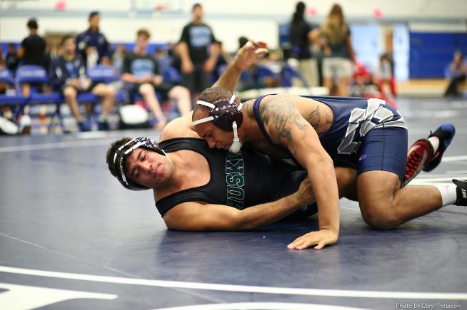 The Cerritos wrestling team won three of four matches