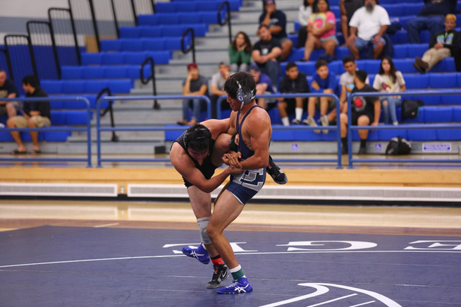 File Photo: Richard Pocock won the 141-pound title at Fresno Open