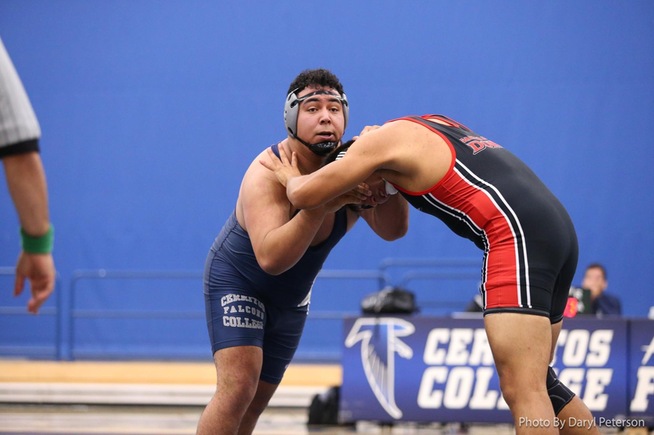 File Photo: 285-pound Randy Arriaga earned a win via pinfall against Rio Hondo