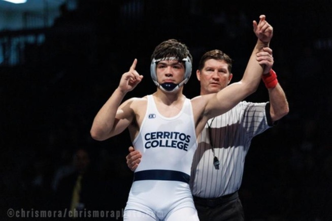 Armando Murillo won the state title at 165 pounds