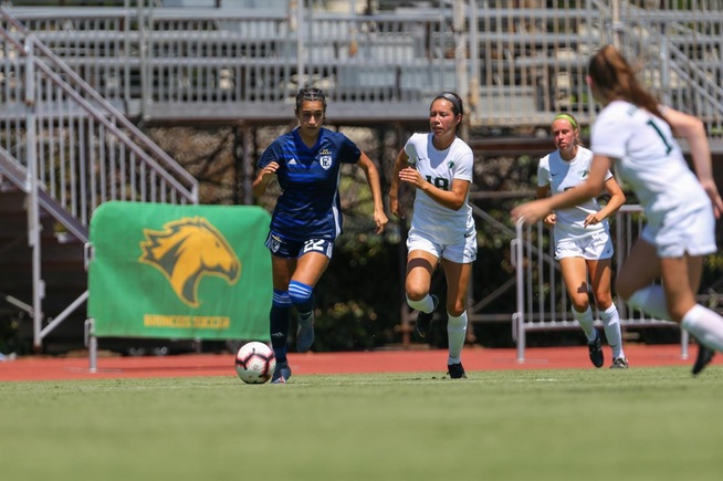 File Photo: Lucia Yanez scores twice in season opener