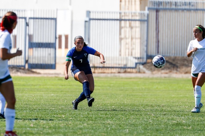 File Photo: Katie Alexander scored the lone goal for the Falcons