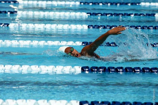 File Photo: The 200-yard freestyle relay team set a school record on the first day of the SCC Championships