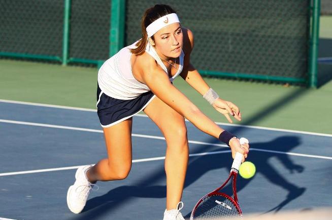 File Photo: Stef Flores moved into the #1 position and posted a 6-0, 6-1 win