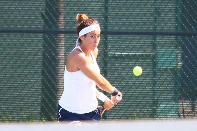 Stef Flores and the Falcons dropped a 7-2 decision to College of the Desert