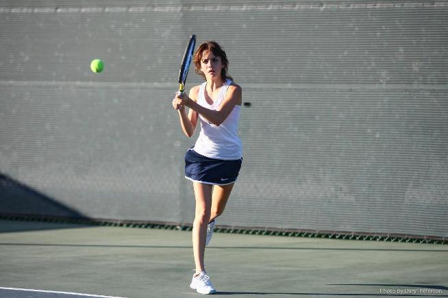 The Cerritos women's tennis team handed Palomar an 8-1 decision