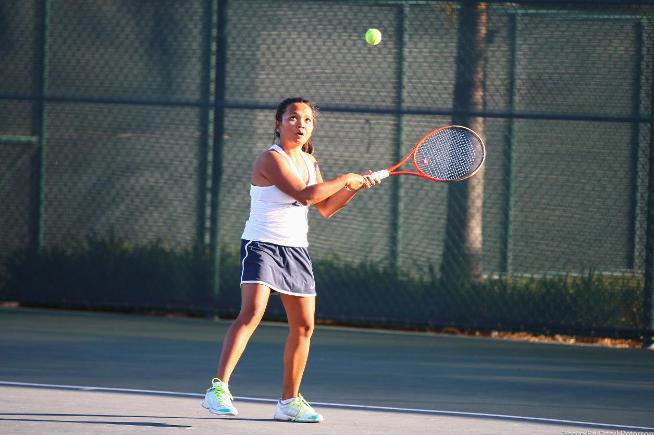 File Photo: The Falcon women's tennis team swept Long Beach City, 9-0