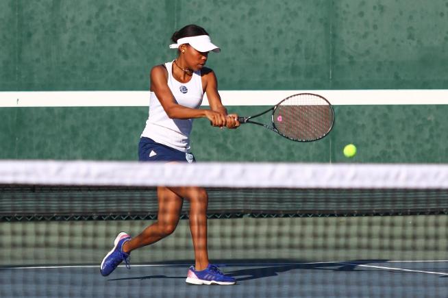 File Photo: Taylor Heath earned wins in singles and doubles for the Falcons