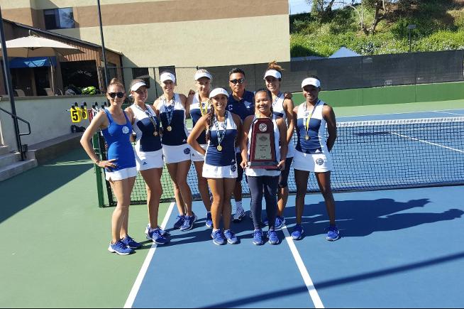 Cerritos women's tennis wins first CCCAA Sual Team Championship