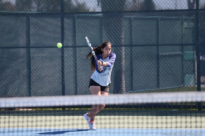 Alba Gonzalez and the Falcons fell to Saddleback