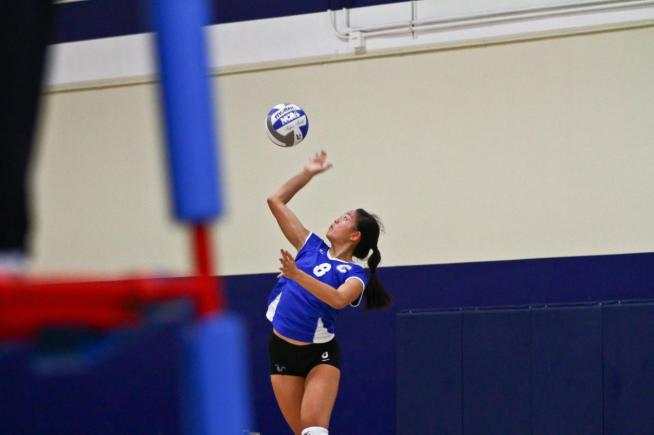 Susan Suski totaled 28 kills for the Falcons at the SD Mesa Tournament.