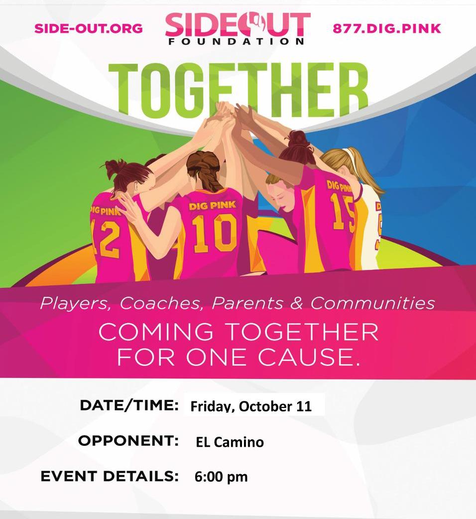 The Cerritos volleyball team will be raising money for the Side Out Foundation