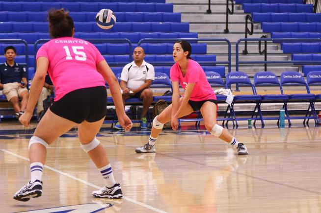 Lorinet Marquez (3) had 28 assists in the Falcons loss