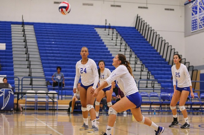The Falcons dropped a five-set match against LA Harbor
