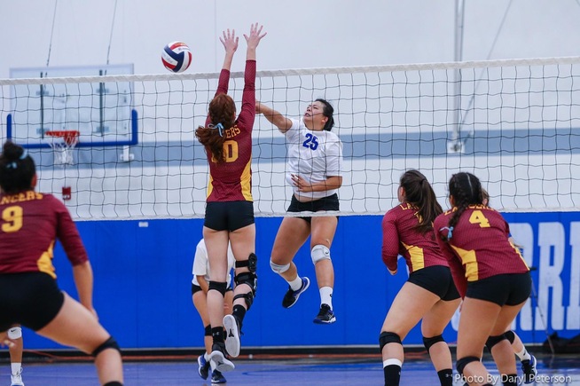 File Photo: Jody Suski recorded 11 kills in the Falcons win