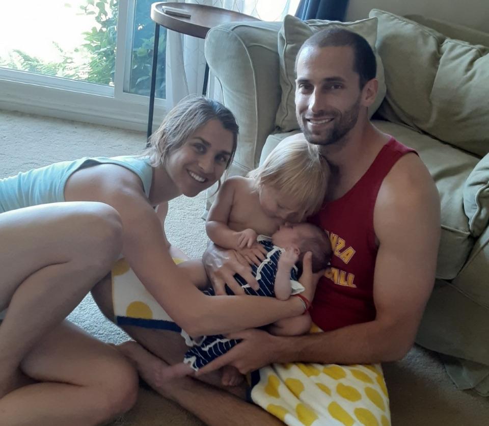Kari Hemmerling, along with husband Brad and daughter Drew, welcomed Baby Abby to the family