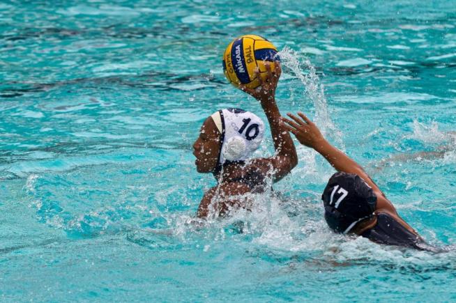 File Photo: Six goals by Katherine Gabayeron (10) paced the Falcons in their win over Mt. SAC.