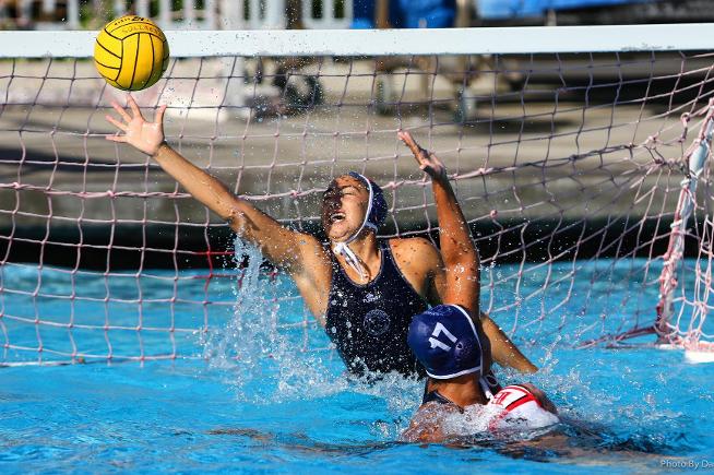 Ivanna Tostado made nine saves for the Falcons