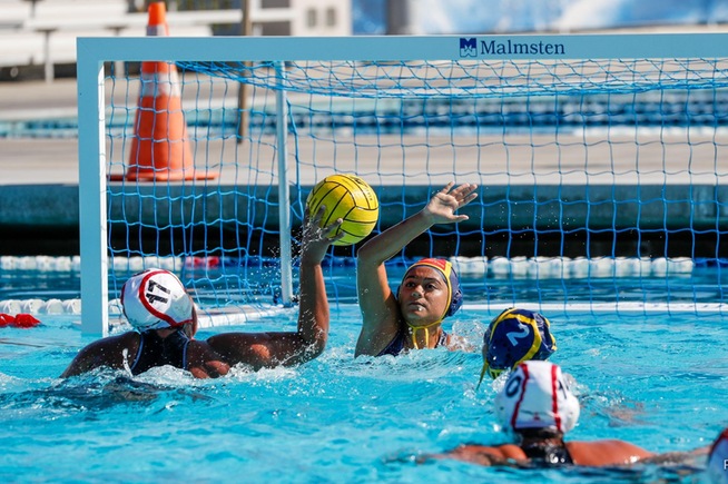 Goalie Fenix Nolasco came up with multiple saves late in the game to secure the Falcons win