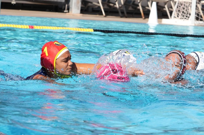 Fenix Nolasco (1) made a school-record 22 saves in the win over Pasadena City
