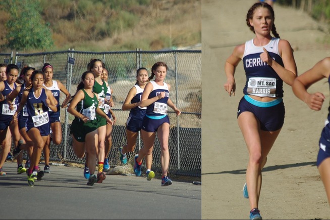 Rebecca Harris led the Falcons to a fourth place finish