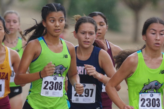 Samantha Martinez finished second overall at Fresno Invitational